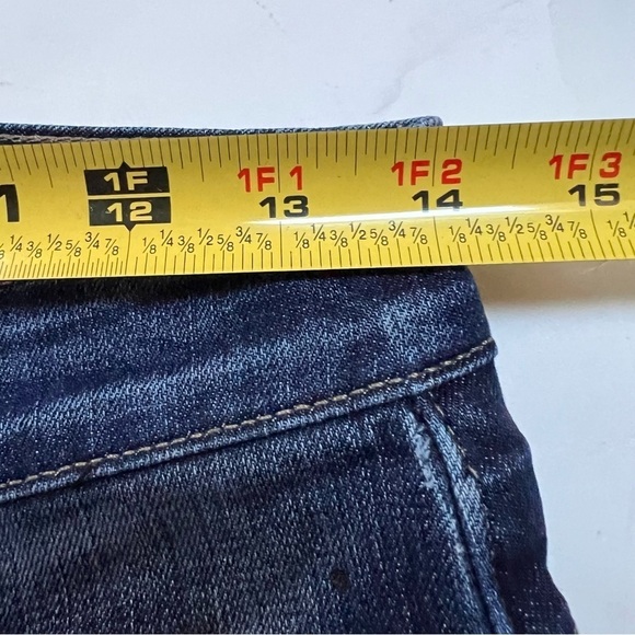 Kasil x Taylor Jackson Paint Splattered The Geek Peg Leg Jeans Size 25 - Picture 12 of 12